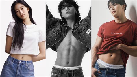 kpop idols who are ambassadors of calvin klein